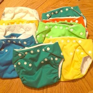 9- fuzzibuz clothe diaper- size small
